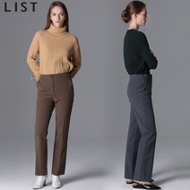 [KT알파쇼핑][리스트] 톡톡한소재 롱다리 백 밴딩 슬림 팬츠