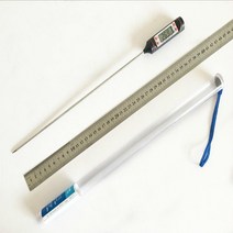 파라핀 치료기 아님15cm/30cm 길이의 디지털 온도계 양초 만들기 키트 액체 간장 파라핀 왁스 구운 우유, 01 30cm Probe
