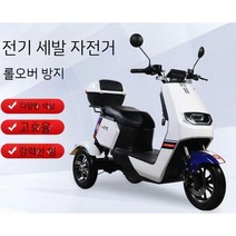 삼륜 오토바이 어르신 세발 전동차 3발 전기 스쿠터 전동 바이크 72V 20A 1000W, 72V 22A 전기 삼륜 오토바이
