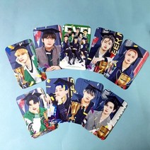 9 개대 Kpop ATEEZ 앨범 제로 발열 EPILOGUE LOMO 카드 HD 인쇄 엽서 사진 팬 컬렉션 Photocards, OSS21908MC
