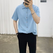 아도르클래식 뮤즈 카라 드라이 반팔 니트 가디건