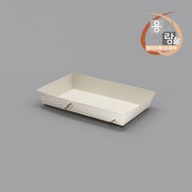 사각 종이 트레이 일회용 접시 기성 1호 2000개