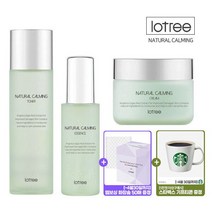 기프티콘+화장솜 50매리뉴얼로트리 내추럴 카밍 3종토너+에센스+카밍 크림