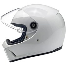 미국 빌트웰 레인 스플리터 성인용 거리 오토바이 헬멧, X-스몰, 하얀색