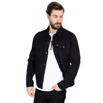 리바이스 LEVIS 남 여 공용 버크만 블랙 트러커 자켓 (72334-0144)