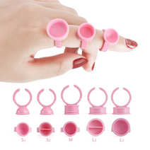 링컨테이너 핑크 100pcs 색소반지 색소컵 반영구재료 반영구부자재 뷰티명가, 링컨테이너 핑크 듀얼