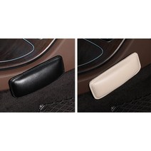 아반떼N 수동차량 조수석 푹신한 무릎쿠션 2개 크랙 영업사원용 시트틈새 볼보, 제트블랙
