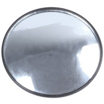 볼록거울 사이드미러보조거울 자동차보조미러 95mm OD 접착제 원형 볼록 뷰 후면 거울 사이드 미러, 01 Black