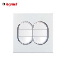 르그랑 아테오 화이트 원형 스위치 중6구, 1개