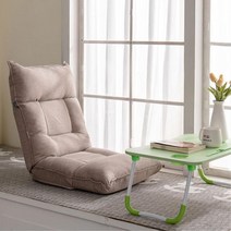 패브릭 좌식소파 등받이 각도조절 리클라이너 의자 네츄럴 독립 일식집 독서 혼자휴식