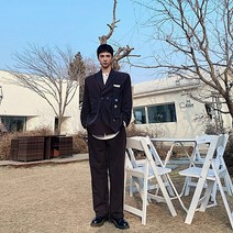 남자 스프라이트 블레이저 자켓 특이한 모던 피크드 간절기 캐쥬얼 마이 아우터