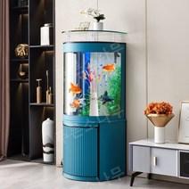 스탠딩수족관 관상어 물고기 인테리어 대형, 아이보리, 60x50x150cm