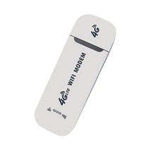 유심라우터 4G LTE USB 모뎀 무선 네트워크 카드 Wifi 동글 150Mbps 모바일 광대역 Sim 스마트 라우터 스틱, [01] WHITE