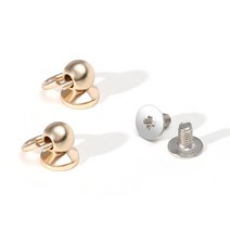 쥬얼리 보석 제작도구 금속 볼 포스트 O 링 스터드 리벳 네일 스크류 백 라운드 헤드 스팟 스파이크 가죽