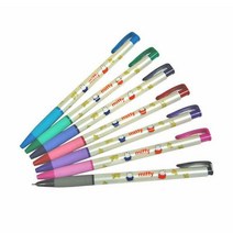 (동아) 미피 유성볼펜 0.38mm 1자루 미피펜, 하늘