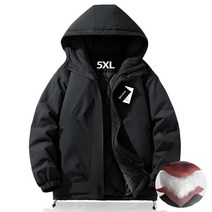 코코쉘 하이넥 누비 후드 점퍼 집업 남자 남성 8XL사이즈까지