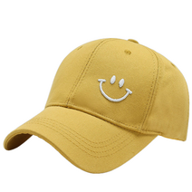 영바영 심플 스마일 볼캡 데일리 야구 캡모자