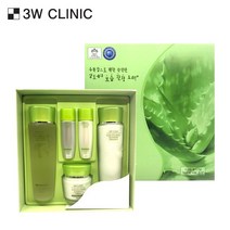 3W CLINIC 알로에 풀 워터 엑티베이팅 스킨케어 3종 세트
