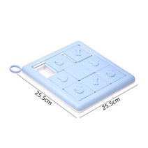 PawPartner-개 퍼즐 장난감 인터랙티브 증가 IQ 강아지 사료 디스펜서 천천히 먹는 미끄럼 방지 그릇 애완, 01 Blue, 01 Blue