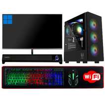 PC온스튜디오 게이밍 컴퓨터 풀세트 모니터포함 조립PC 롤 피파 오버워치2 발로란트 서든 로스트아크 배그 아이온 게임용 데스크탑, 07. SSD 500GB 변경 + RAM 16GB 변경, 풀세트 - FG03