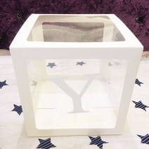베이비 샤워 장식 상자 풍선 생일 파티 웨딩 소년 소녀, [01] 27cm Box, 38 Y_01 27cm Box