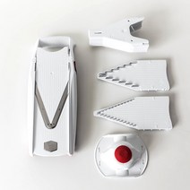 독일 헤스타 정품 베르너 채칼 V5 멀티 두께조절 만능 채칼 슬라이서 채썰기 세트, V5 만능채칼세트(채칼날 포함 풀구성)