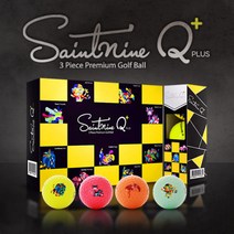 넥센 세인트나인 Q 플러스 고반발 4컬러 골프공, 선택:세인트나인 Q 플러스 4컬러, 단품