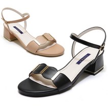[AK PLAZA] [세라] SAERA S21S402 핑크 블랙 여성 샌들 4CM