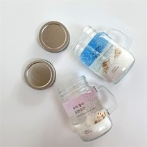 [달빛마녀캔들] 손잡이(2set) 바다 젤캔들 만들기키트, 화이트머스크/그린