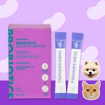수의사가 만든 강아지 유산균 전연령 영양제 닥터맘마 프로바이오틱스 60g, 1개