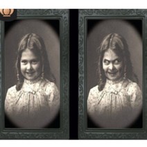 3D 호러초상화 방탈출카페 파티 객실 데코 인테리어 액자포함 벽장식 포토존 꾸미기 오너먼트 이태원 괴물이미지 고전적 고딕양식 축하행사 보는각도에따라변화 할로윈소품, 옵션28