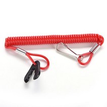 보트 엔진 호환 연료 펌프 계기판 모터 스쿠터 ATV 킬 스톱 스위치 안전 테더 코드 끈, one option, 1pc Safety Tether