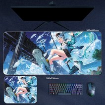 승리의 여신 Nikke 게임 승리의 여신 니케 캐릭터 굿즈 장패드 마우스패드 모음, 900x400mm, 3mm, J