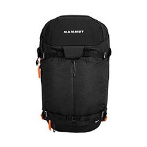 마무트 Nirvana 35L 스키 스노우보드 백팩 등산 가방 배낭, 검은색