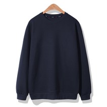 S~3XL 빅사이즈 남녀 공용 특양면 무지 베이직 맨투맨 노멀핏 MTM001