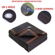 울타리펜스 담장 철제 휀스 비가림막 테라스 12PIN 블랙 차양 그물 음영 85 ~ 90% 식물 온실 커버 메쉬 울, 01 black_03 2x4m