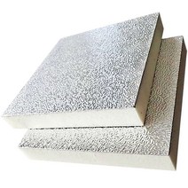 지붕 천장 징크 판넬 방음 외벽 복합 단열 공장 판매, 두께 3cm1.2m X 0.6m 단면 알루미늄