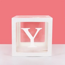 촬영박스10 개/몫 A-Z 웨딩 생일 파티 장식 베이비 샤워 풍선 아이 상자, 29 1pcs Y Box