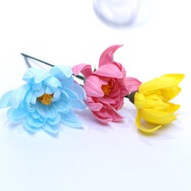 국화 비누꽃 낱개 판매 조화 도매, #06_오렌지