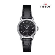 티쏘 르로끌 블랙 여성 오토매틱 가죽시계 T41.1.123.57