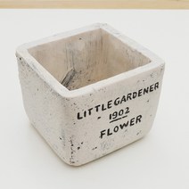 1902 다육이 사각 시멘트화분 중형, 시멘트 화분 12.5x10.5 중형