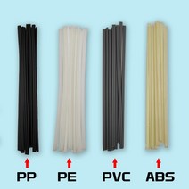 플라스틱 용접기 40pcs 용접봉 200mm 길이 abspppvcpe 용접 스틱 에 대 한 5x2mm, pvc