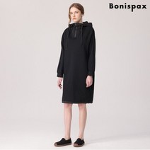 보니스팍스 허리라인 프린트 7부 롱 원피스-CG69OP012