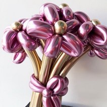 [지호] 마카롱 라텍스풍선 10개입 / 고무풍선/풍선/땡땡이풍선/알러뷰풍선, 메탈 롱테일풍선 10개입_골드