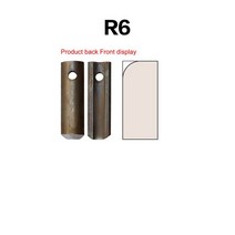 베이스 프리 필렛 기계 블레이드 수동 라디안 나이프 커팅 태그 플랫 시트 종이 에지 R3/R4/R5/R6/R8/R10/R, 04 1pc R6
