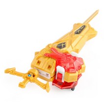 싱글 소드 런처 베이 LR 눈금자 립 코드 그립 스타터 스피닝 탑이없는 키즈 완구 선물, [04] Gold