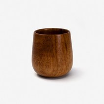 원목 옻칠 우드 나무컵T