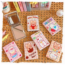 캐릭터 접이식 손거울 휴대용 스탠드 미니 화장거울 KK256, 5.가방토끼