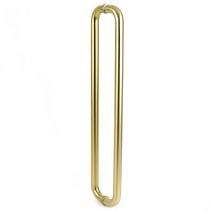 도무스 강화도어손잡이 G213SB(25X600) 2홀 유리문 현관 중문 가마찌 문손잡이 미닫이 여닫이 핸들, 목문철문용(51~80mm)