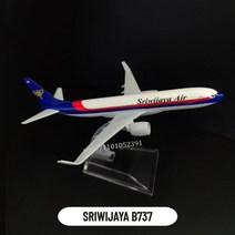 비행기다이캐스트 비행기모형 스케일 1:400 금속 항공기 복제 15cm 베트남 A320 보잉 에어버스 비행기 모델, 18 77.Sriwijaya B737